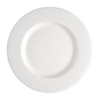 Vitrified Alumina Willow Mid Rim Plates for Catering Dining Use Various Sizes & Pack