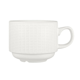 Vitrified Alumina Willow Stacking Cups 8.5cl/21.25cl for Professional Beverage Service