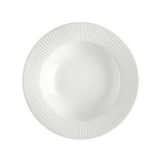 Willow Mid Rim Bowls 24cm 34cl Alumina Vitrified Pack of 24 for Pasta and Soup Service
