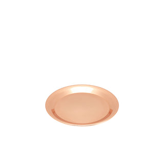 Copper-Plated Stainless Steel Tips Tray 14 cm / 5.5" Diameter for Restaurant Service