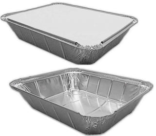 Pack Of 50 Aluminum Lid for Foil Container Full Gastro (527x327mm/21x13")