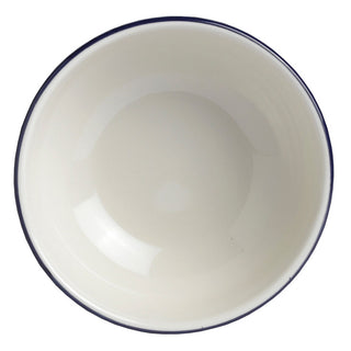 Stoneware Puebla Blue Oatmeal Bowls 13cm Pack of 24 for Cafés Breakfast Service