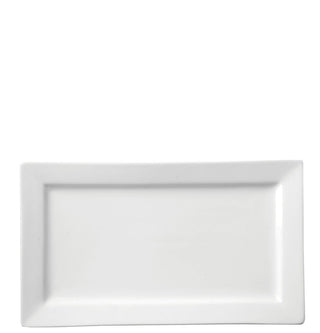Porcelain Titan Rectangular Plates 30×18cm Pack of 12 for Modern Food Presentation