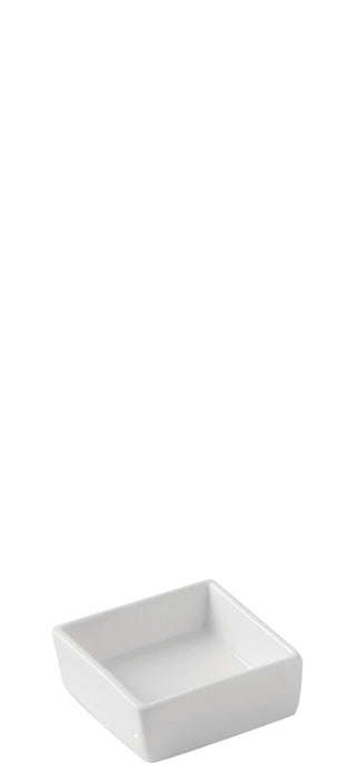 Porcelain Titan Square Dishes 6.6cm for Dips Sauces Tastings Use Pack of 72