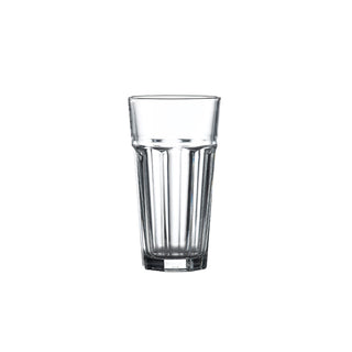 Clear Tall Drinking Glasses – 36cl (148×80mm) High Tumbler Glass Set - Set of 6
