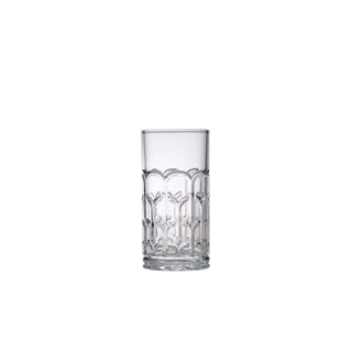 39cl/ 37cl Archie Hiball Tumbler Soda Lime Glasses Juice Cocktail Drinkware Glass Set - Pack of 6