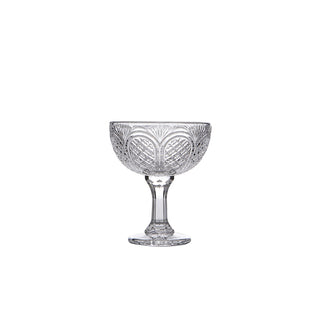 Clear Astor Vintage Champagne Coupe Glass Dishwasher Safe Cocktail Glasses 23cl/ 8oz - Pack of 4