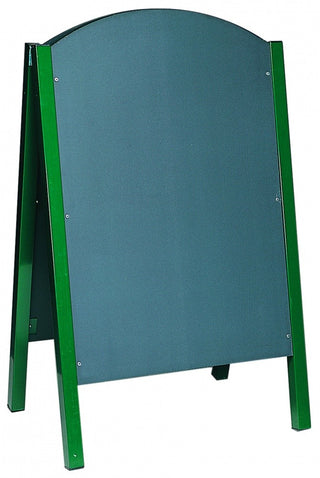 Green Metal Sided A-Board - 1100mm x 680mm