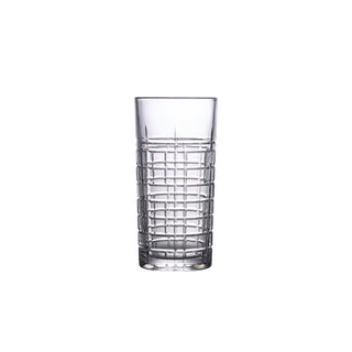 Brit Hiball Tumbler 35.6cl / 12.5oz – Vintage Cut Glass Design - Set of 6