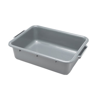 Grey Polypropylene Bus Box – Commercial Catering Clearing, Storage & Wash-Up Tub 53×37.5×14cm