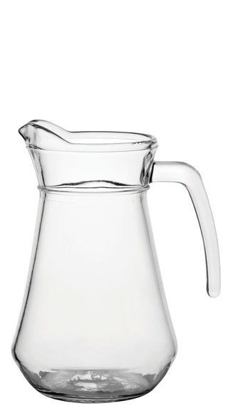 Soda Lime Glass Studio Jugs 1/1.3 Litre Pack of 6 for Water Juice Table Service
