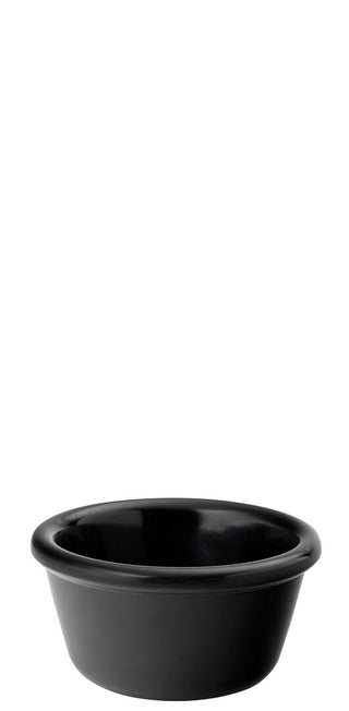Melamine Plain Black Ramekins 4cl/9cl/12cl Pack of 48 for Sauces Dips Catering Service