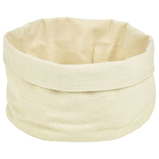Natural Cotton Bread Presentation Bag – Round 20×14cm for Bakery & Table Service