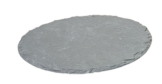 Slate Ovoid Platter 22 x 18cm Platter for Table Contemporary Serving Pack of 6