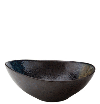 Stoneware Osaka Oval Bowl 25.5cm Deep Bowl for Sharing Dishes Food Serving Pack of 6