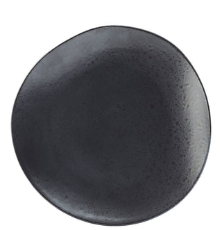 Porcelain Nero Black Plate 19cm/25.5cm Plates for Starters and Main Courses Pack of 6