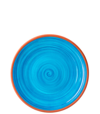 Melamine Calypso Blue or White Plate 35cm Large Lightweight Plate Pack of 24