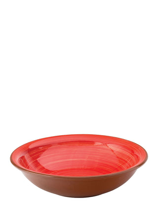 Salsa Red Bowls 20.5cm Pack of 12 for Salads Sharing Dishes and Restaurant Service