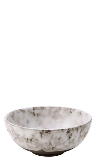 Fuji Dappled Bowls 15cm 56cl Pack of 6 for Rice Noodles and Modern Asian Dining