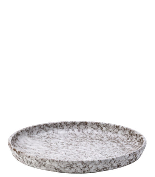 Fuji Dappled Plates 25cm Pack of 6 for Main Courses and Contemporary Table Presentation