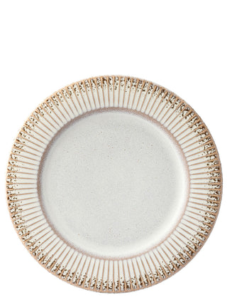 Stoneware Corduroy Drift Edge Plates 21cm/24.5cm/28cm Pack of 6 for Dinnerware Plates