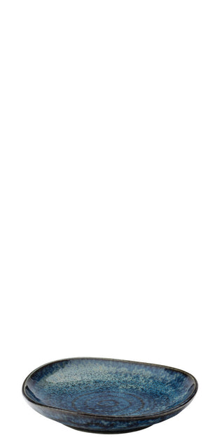 Porcelain Azure Mini Plates 10cm for Tasting Menus Dips and Small Starters Pack of 6