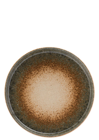 Porcelain Saltburn Walled Plate 18.5cm Pack of 6 for Starters and Sauced Dishes Use
