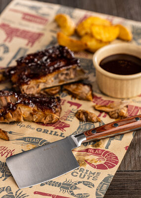 Diner Presentation Paper Sheets 25.5 × 43cm, Printed Food Liner for Trays, Baskets and Boards, Pack of 500