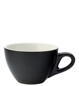 Barista Mighty Porcelain Ceramic Cup 12.25Oz (350ml), Box of 6 Coffee Cups with Handle For Cappuccino, Espresso, Tea
