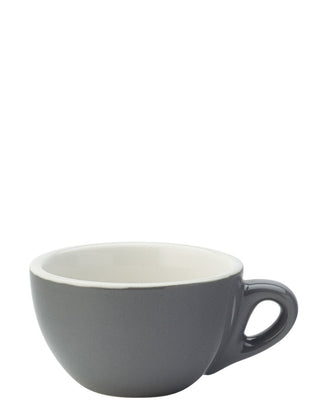 Porcelain Cappuccino Cup 7oz (200ml), Coloured Coffee Cup for Barista & Café Service – Fits 14.5cm Saucer (Set of 12)