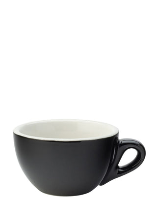 Porcelain Cappuccino Cup 7oz (200ml), Coloured Coffee Cup for Barista & Café Service – Fits 14.5cm Saucer (Set of 12)