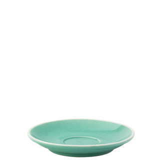 Barista Espresso Cups 80ml Vitrified Porcelain Ceramic 11.5cm Saucers (Box of 12), for Cafe and Professional