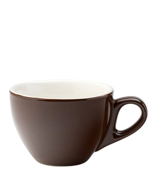 Barista Mighty Porcelain Ceramic Cup 12.25Oz (350ml), Box of 6 Coffee Cups with Handle For Cappuccino, Espresso, Tea