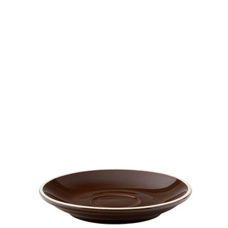 Barista Espresso Cups 80ml Vitrified Porcelain Ceramic 11.5cm Saucers (Box of 12), for Cafe and Professional