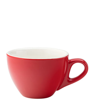 Barista Mighty Porcelain Ceramic Cup 12.25Oz (350ml), Box of 6 Coffee Cups with Handle For Cappuccino, Espresso, Tea