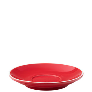 Porcelain Coffee Saucer 15.5cm (6"), Dishwasher Safe Saucers for Cafes, Tea, Coffee (Box of 6)