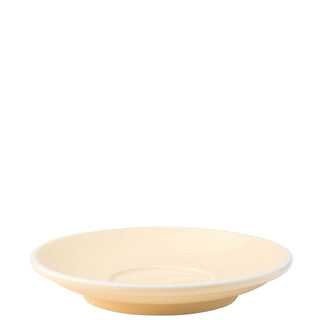 Porcelain Coffee Saucer 15.5cm (6"), Dishwasher Safe Saucers for Cafes, Tea, Coffee (Box of 6)