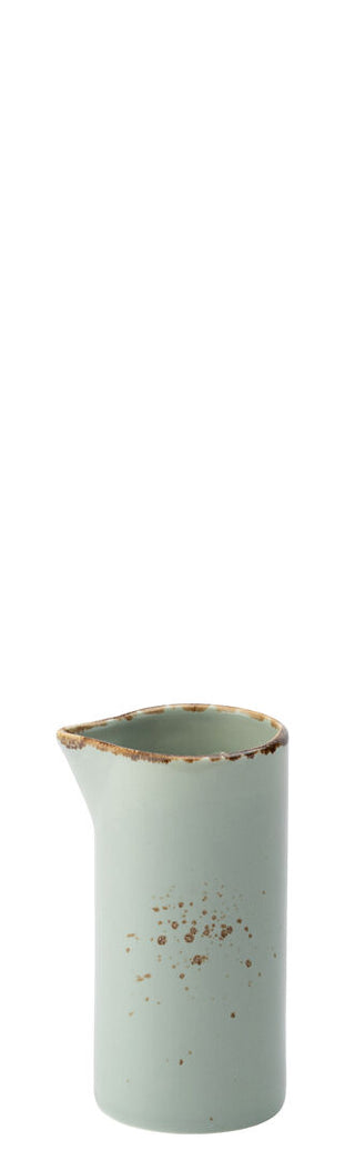 Green Ceramic Sauce Pot for Catering & Table Service, Speckled Finish, 10cm (4 Inch), Box of 6