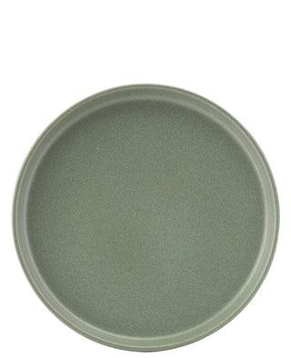 Green Stoneware Coupe Plates for Catering & Table Service, Ceramic Plates 17.5cm, 22cm & 28cm – Box of 6