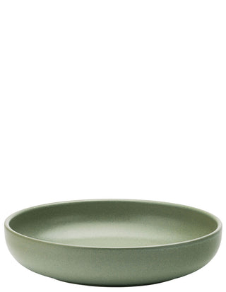 Green Stoneware Serving Bowls for Catering & Table Service, Ceramic Bowls 12cm, 16cm & 22cm – Box of 6