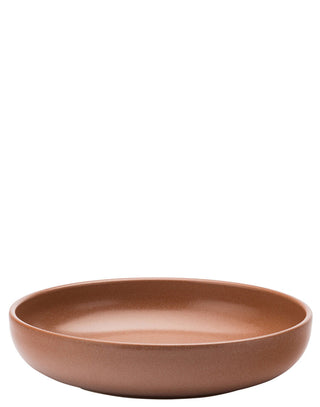Cocoa Stoneware Serving Bowls for Catering & Table Service, Brown Ceramic Bowls 12cm, 16cm & 22cm – Box of 6