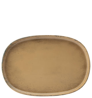 Kalahari Stoneware Oval Platter for Catering & Table Service, Ceramic Serving Platter 33cm – Box of 4