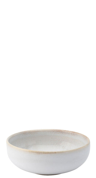 White Stoneware Serving Bowls for Catering & Table Service, 12cm, 16cm or 22cm Diameter, Box of 6