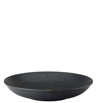 Murra Ash Porcelain Deep Coupe Bowls 23cm/ 28cm Round Ceramic Serving Bowls (Black) - Pack of 6