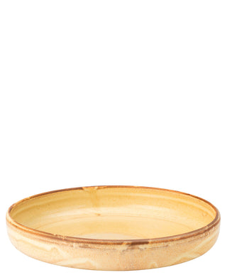 Murra Honey Porcelain Presentation Bowl (Set of 6), Reactive Glaze Ceramic Serving Bowls – 20cm or 24cm