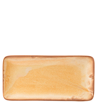 Murra Honey Glazed Porcelain Rectangular Platters for Catering & Food Presentation – 30×14cm or 30×20cm - Set of 6
