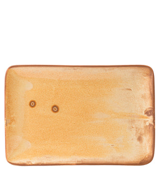 Murra Honey Glazed Porcelain Rectangular Platters for Catering & Food Presentation – 30×14cm or 30×20cm - Set of 6