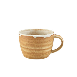 Porcelain Sand Coffee Cup 11cm/10cm 23cl/28.5cl for Café & Beverage Service Pack of 6