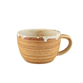 Porcelain Sand Coffee Cup 11cm/10cm 23cl/28.5cl for Café & Beverage Service Pack of 6