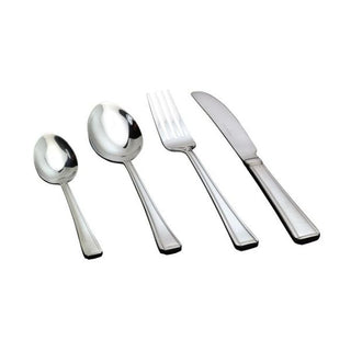 Harley Pattern 18/0 Stainless Steel Dessert Cutlery Set – Fork, Knife & Spoon (Dozen Packs) for Restaurants & Catering